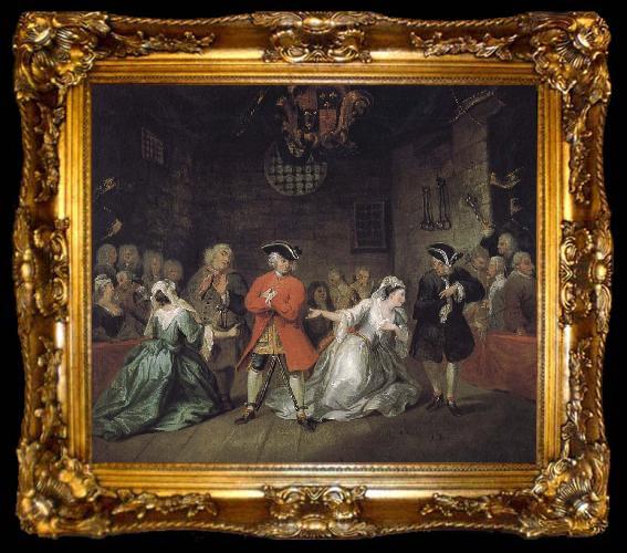 framed  William Hogarth Beggar s opera, ta009-2